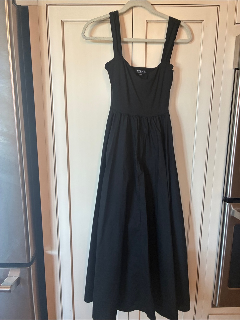 J. Crew Black Maxi Sundress